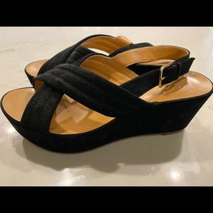 J. Crew Black Sandals